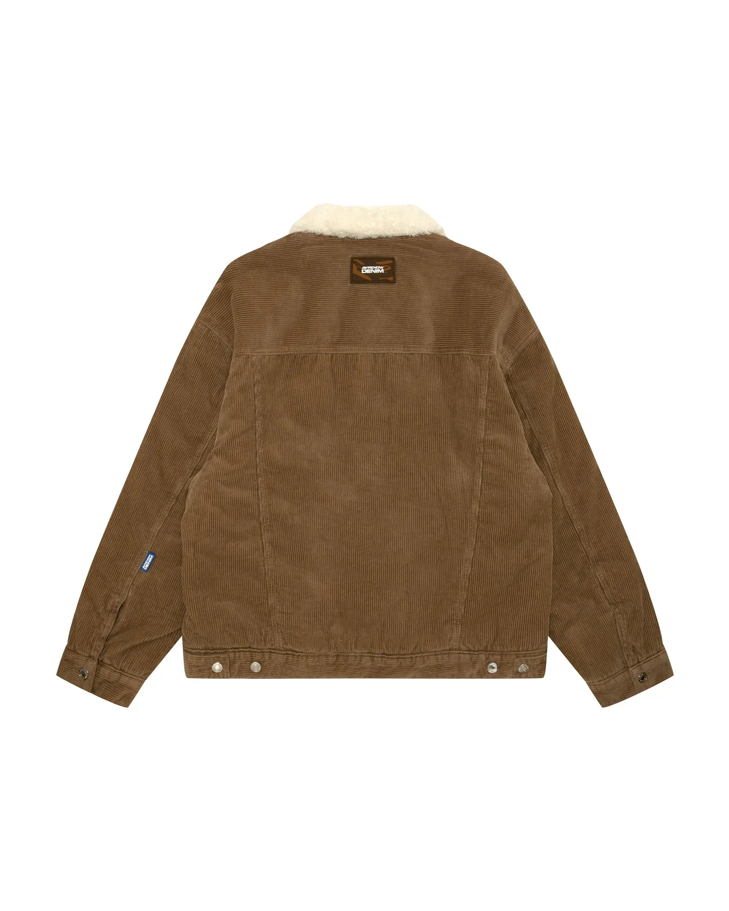 AAPENOW moonface logo corduroy jacket