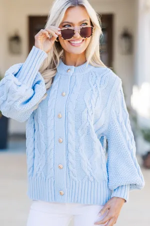 All The Good Light Blue Cardigan