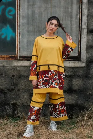 Amber - Mustard Yellow Handmade Co-ord Set