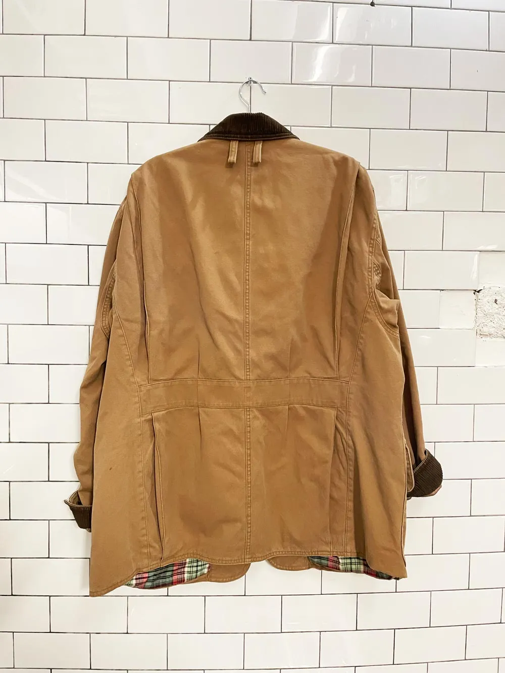 american living corduroy collar twill chore coat