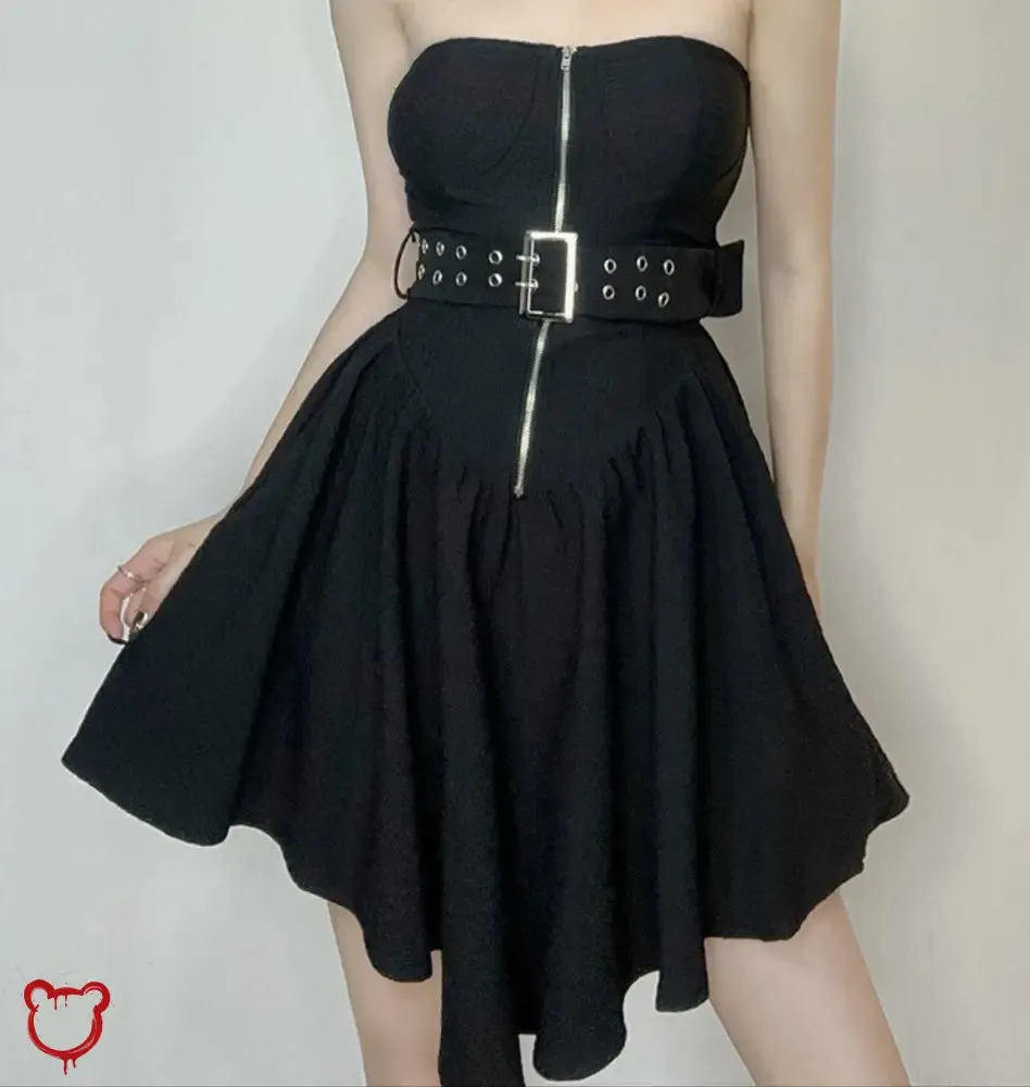 Apocalypse Strapless Belted Dress