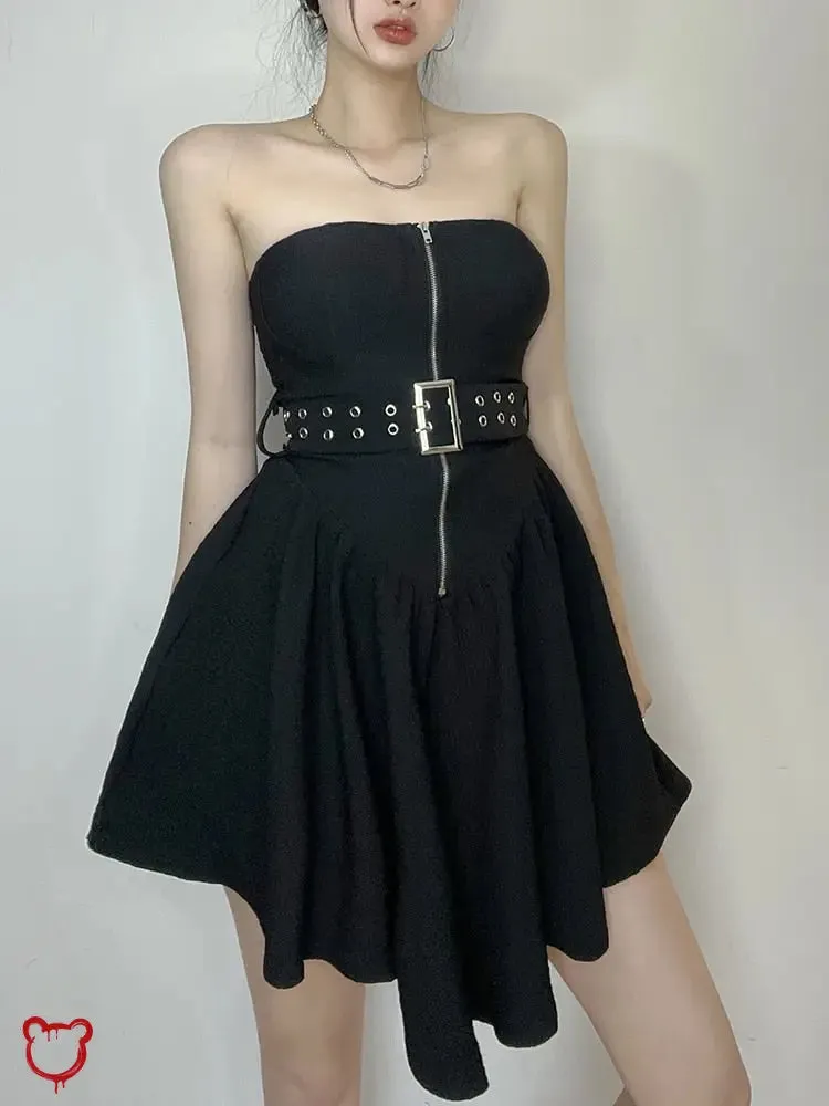 Apocalypse Strapless Belted Dress