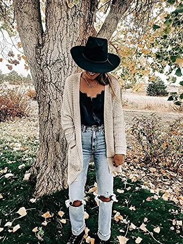 Batwing Sleeve Chunky Cardigan