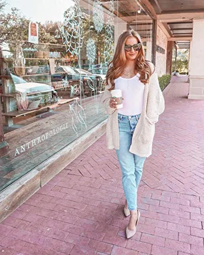 Batwing Sleeve Chunky Cardigan