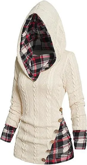 Bedford Cord Hooded Casual Pullover Sweater