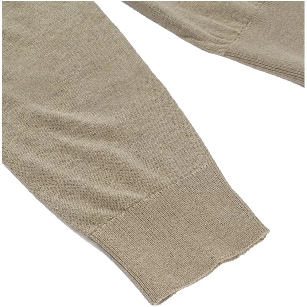 Beige Linen Sweater