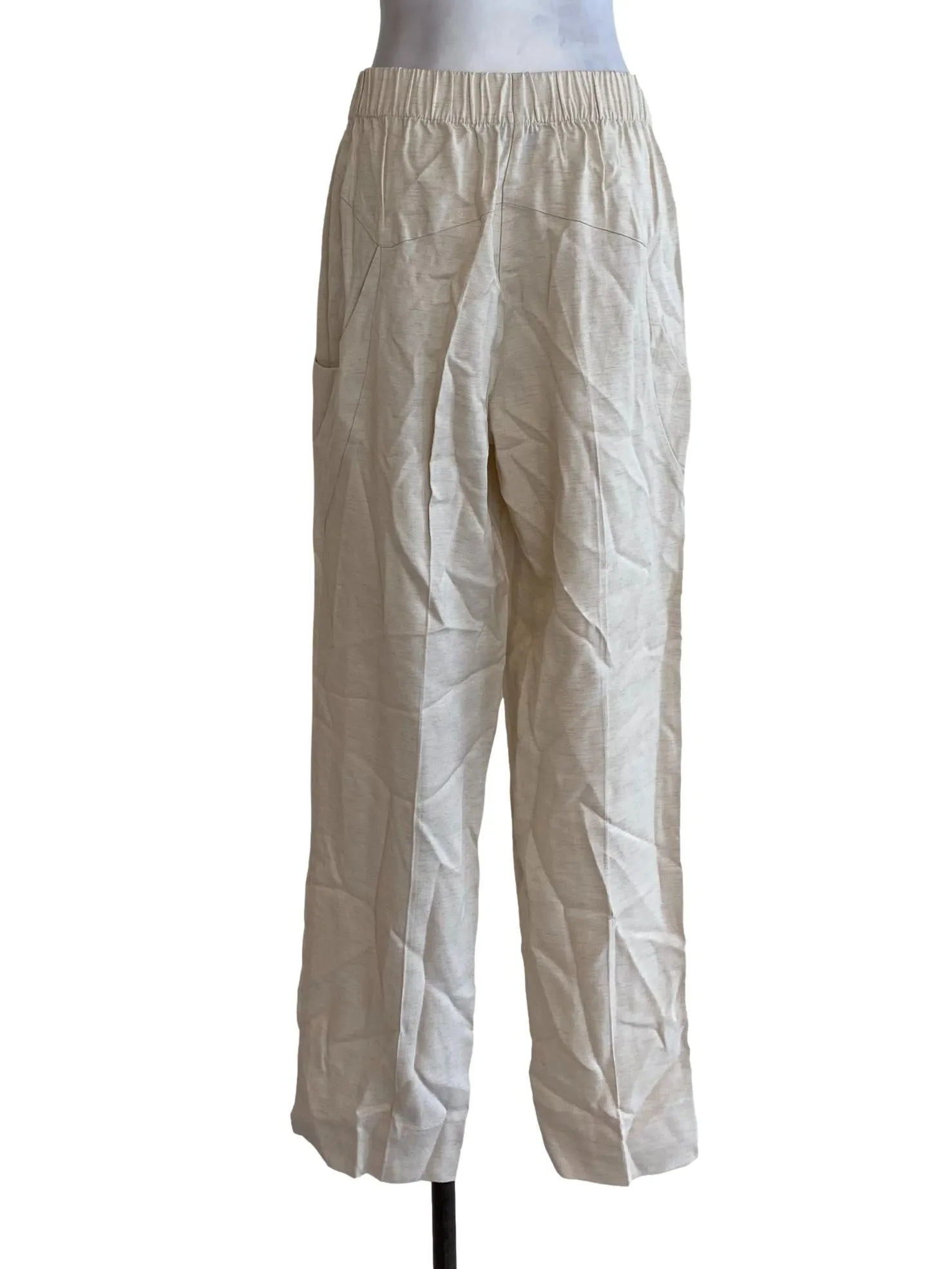 Beige Twill Pants