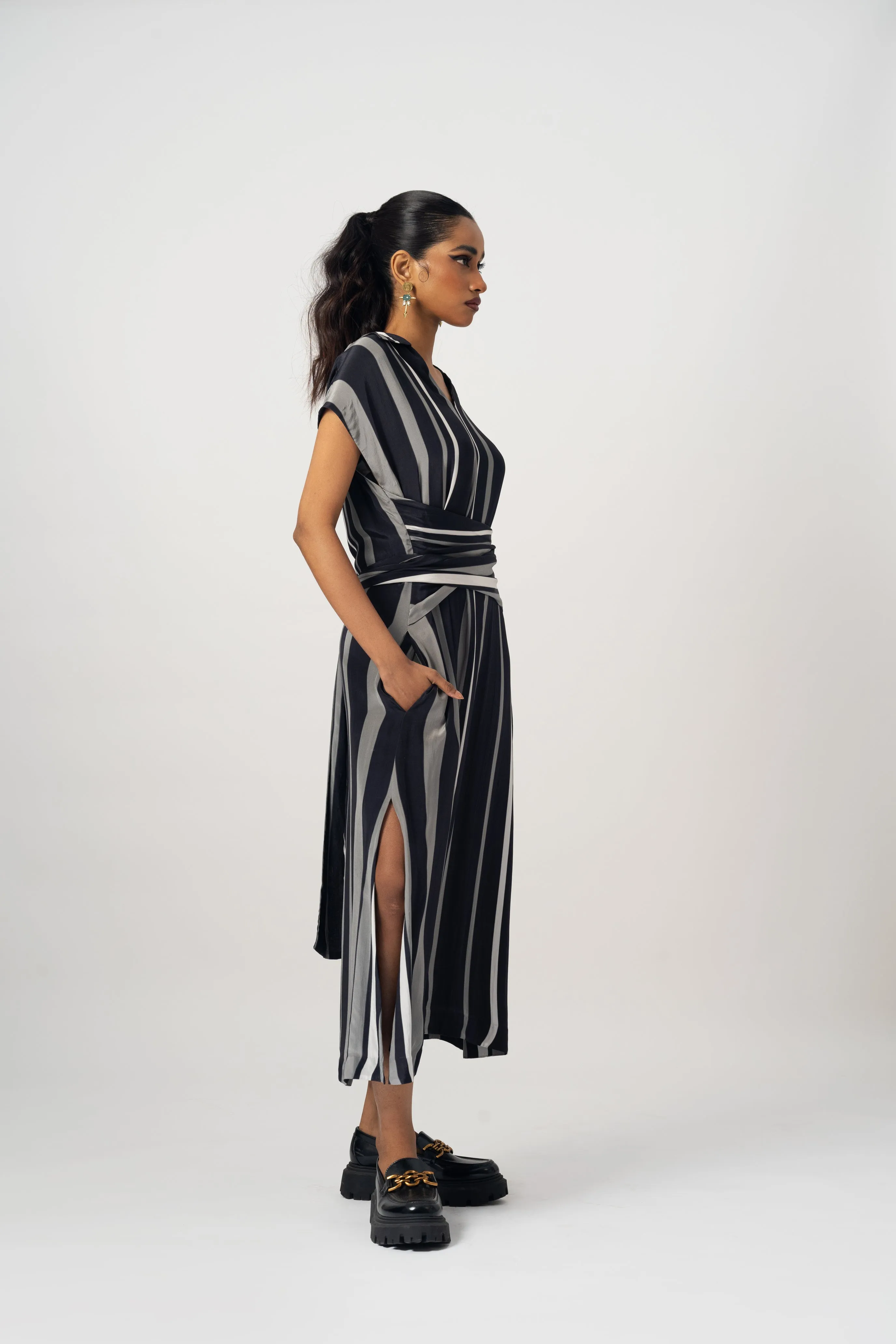 Belted dress