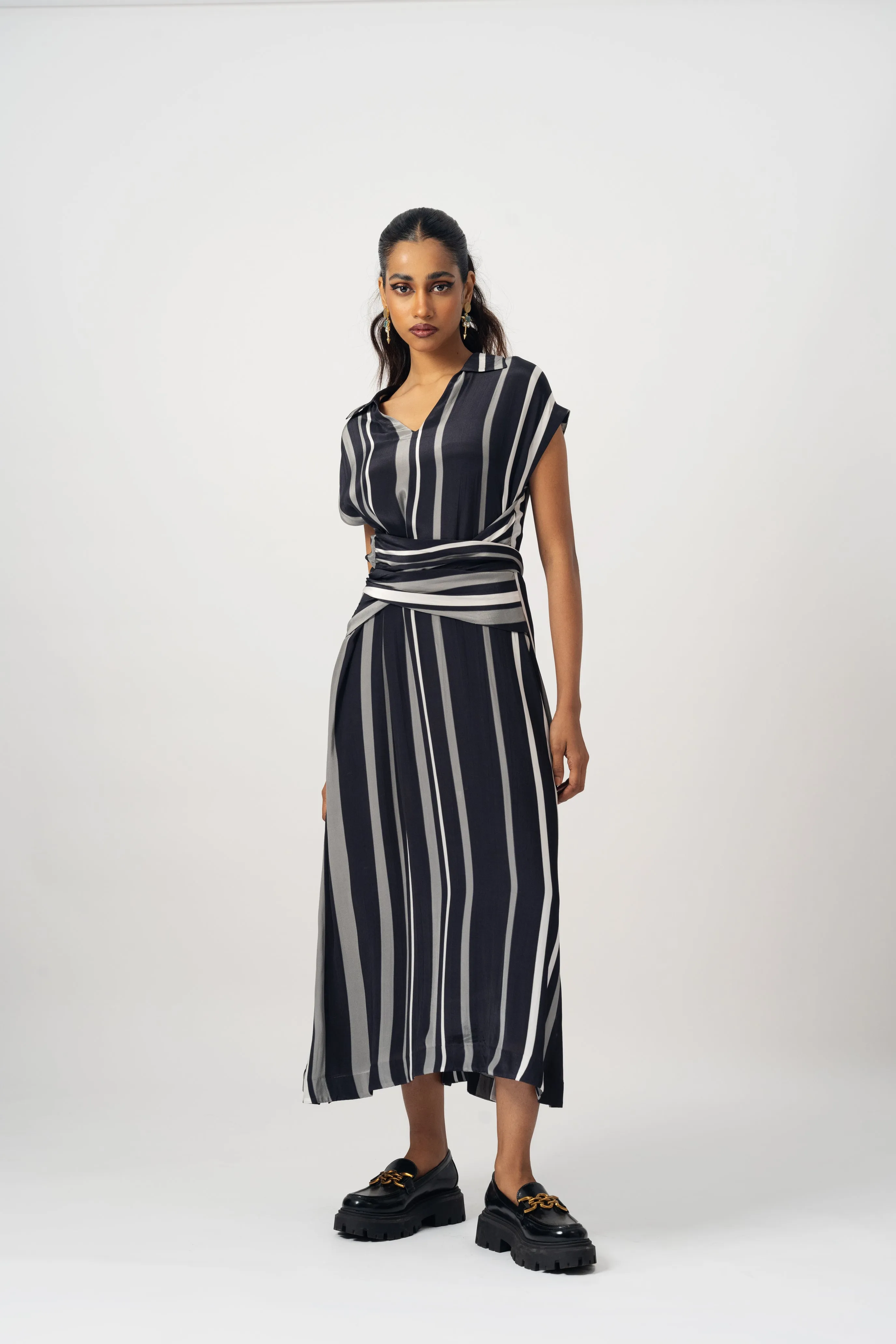Belted dress