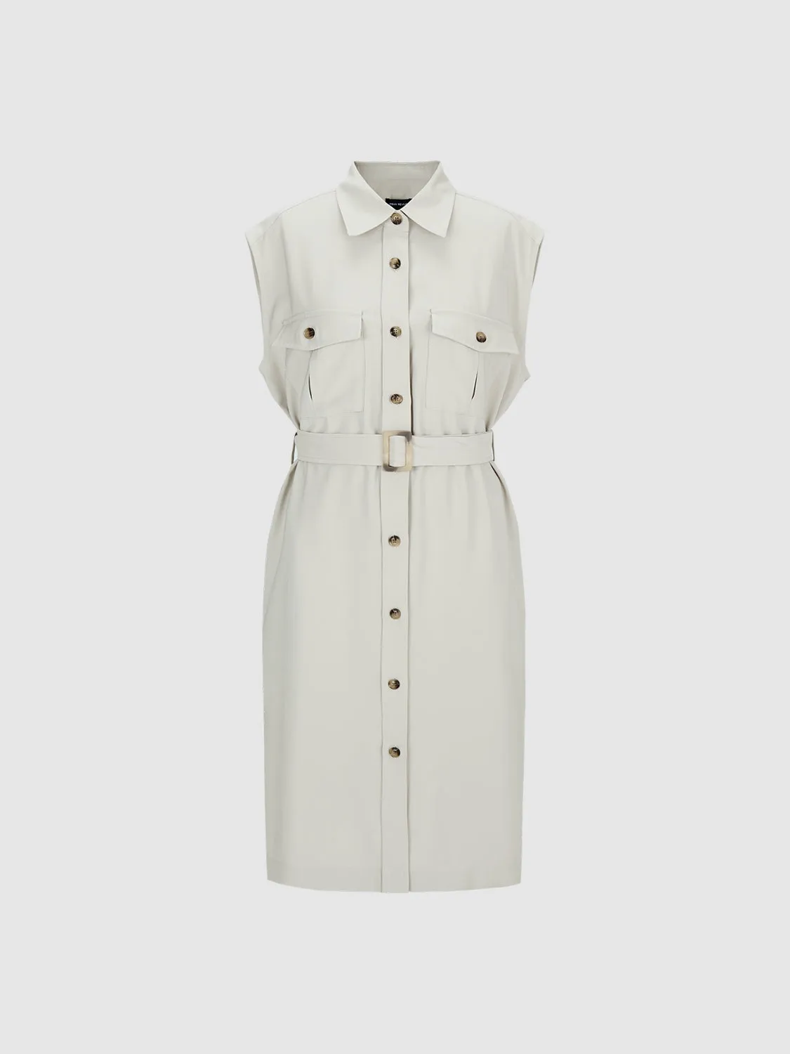 Belted Straight Dresses