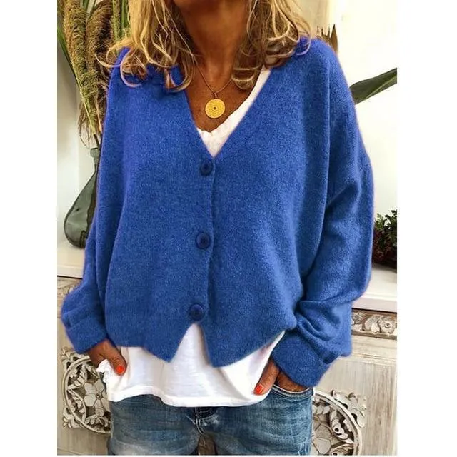BerryBetty - Fashion Casual V-Neck Coat