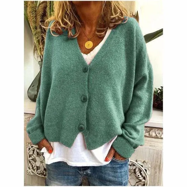 BerryBetty - Fashion Casual V-Neck Coat