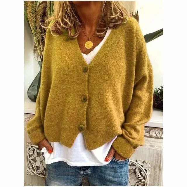 BerryBetty - Fashion Casual V-Neck Coat