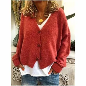 BerryBetty - Fashion Casual V-Neck Coat