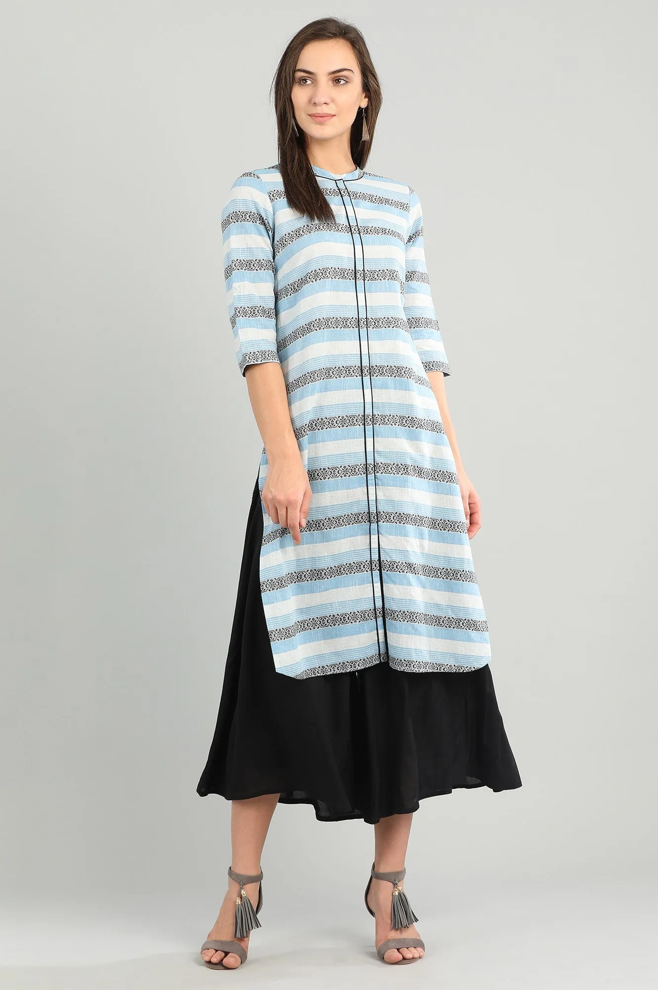 Black Solid Culottes