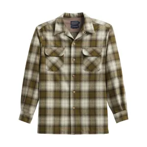 Board Shirt Olive Plaid Regular Or Tall