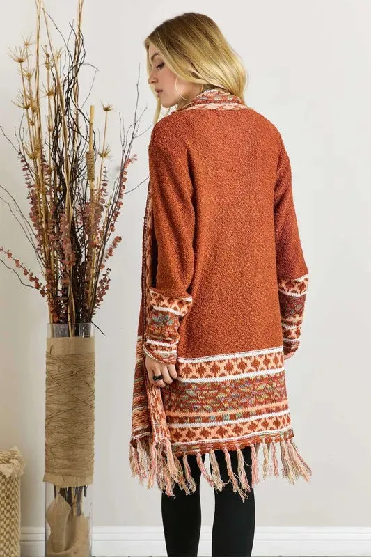 Bonnie Fringe Cardigan