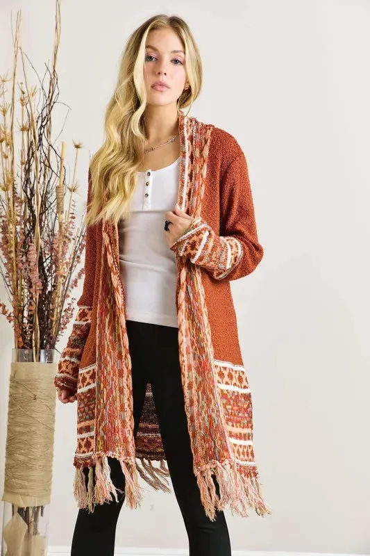 Bonnie Fringe Cardigan