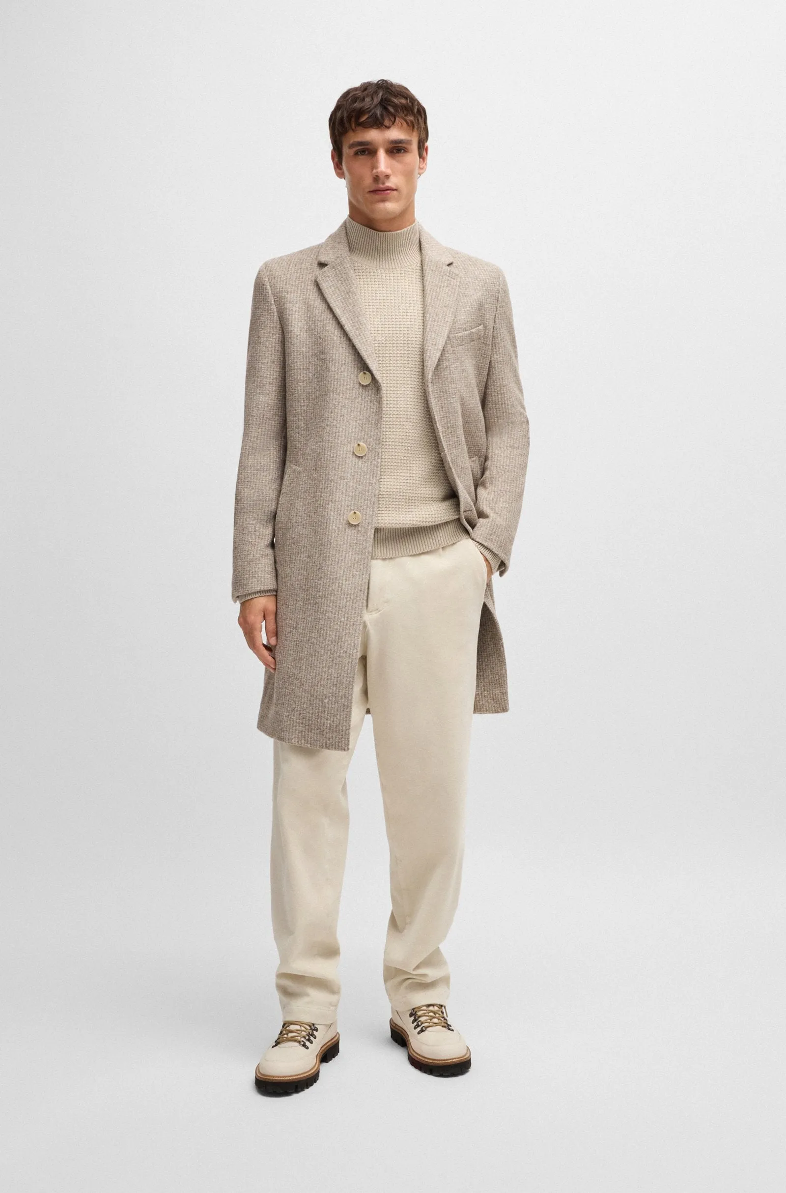 BOSS Sweaters Regular Fit in Cotton Mix - H-EMAURELIO 10265478 01-50526833