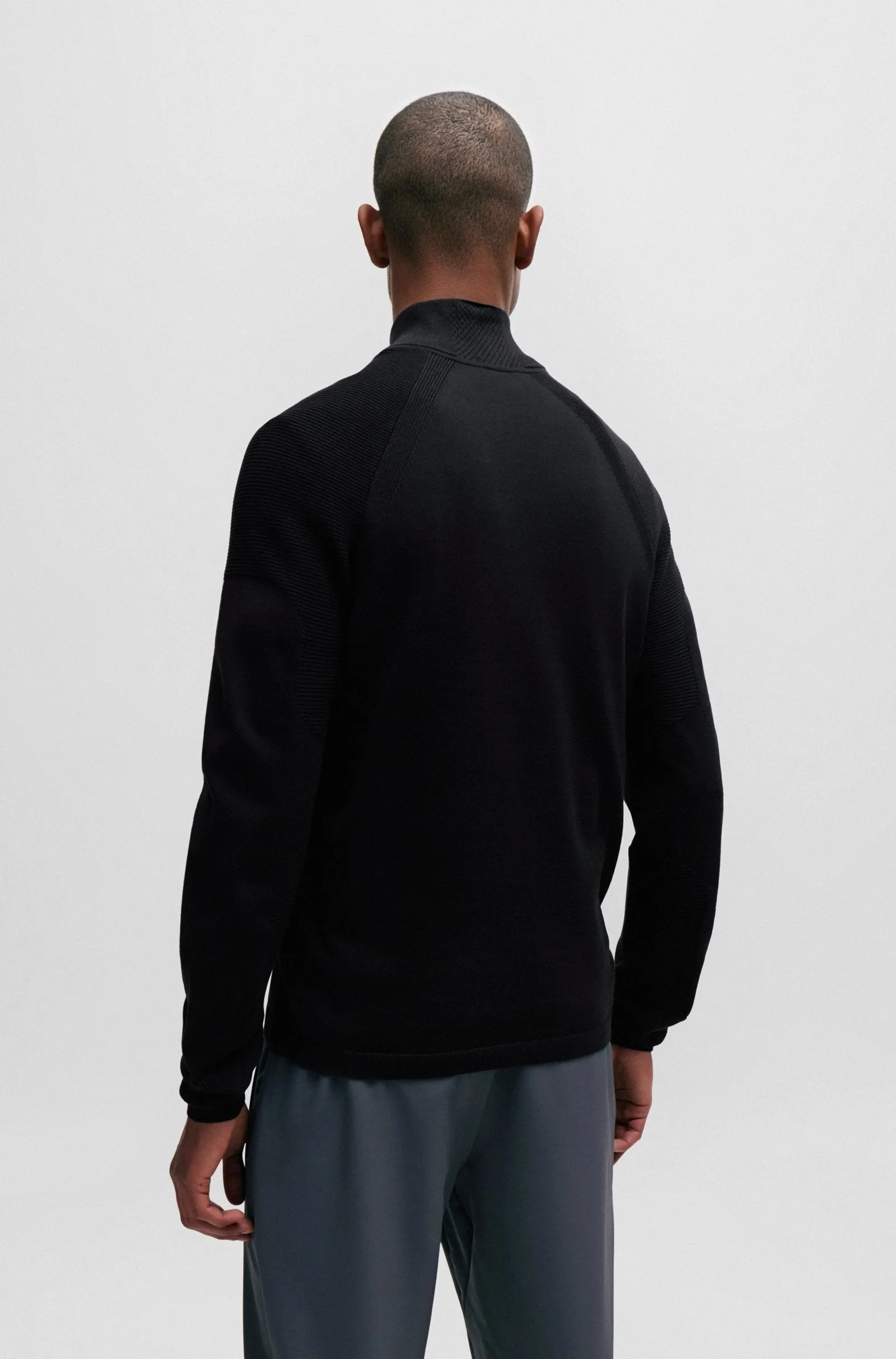 BOSS Sweaters Regular Fit in Cotton Mix - PERFORM-X_QZ 10252224 01-50498525