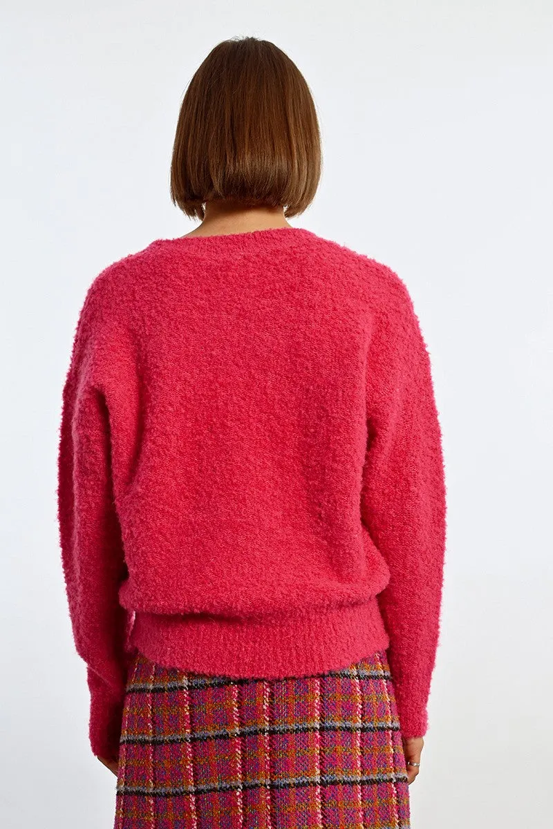 BOUCLE KNIT SWEATER