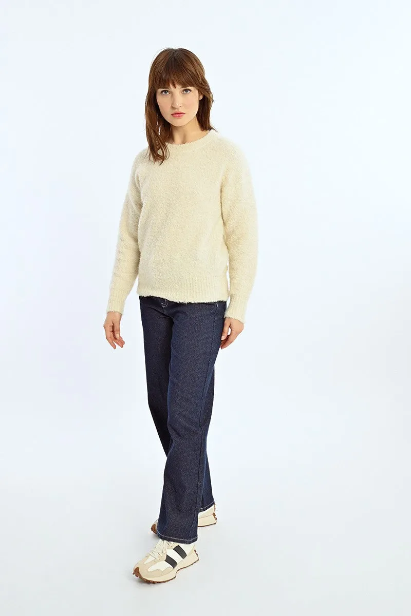BOUCLE KNIT SWEATER