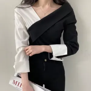 Britches® | V-Neck Long Sleeve Blouse
