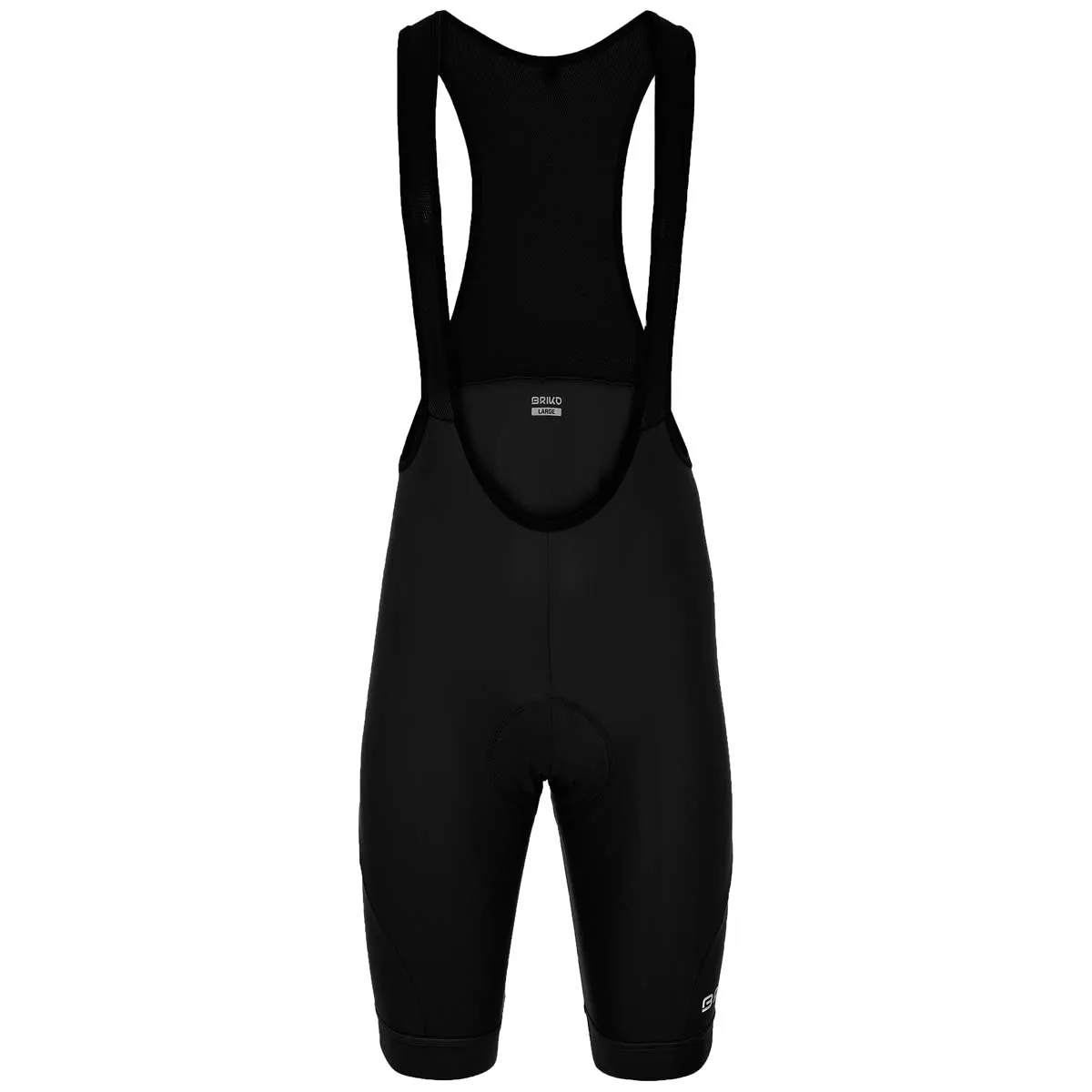 Calções de Ciclismo Masculino Jerseyko Bibshort Briko Preto