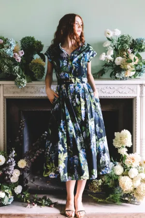 Cara Cara Octavia Dress in Wisteria Black