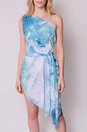 Cascade Dress In Pacific Surf
