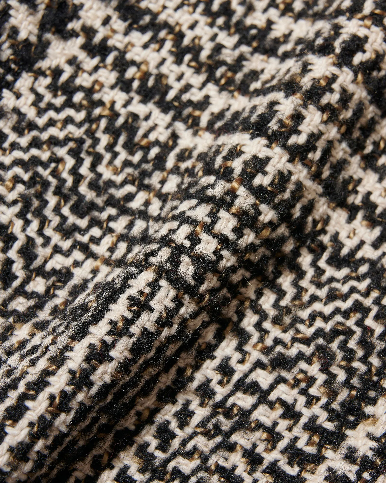 Check tweed culottes