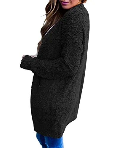 Chunky Knit Open Front Cardigan