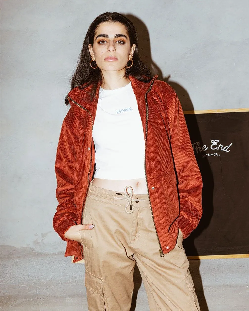 Cinnamon Corduroy Jacket