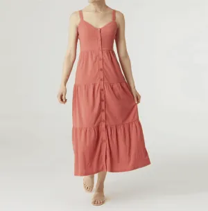CLEARANCE - Amarie Gauze Button Front Dress