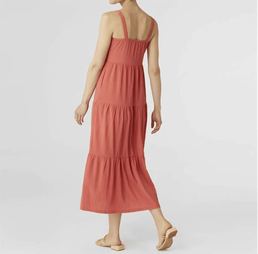 CLEARANCE - Amarie Gauze Button Front Dress