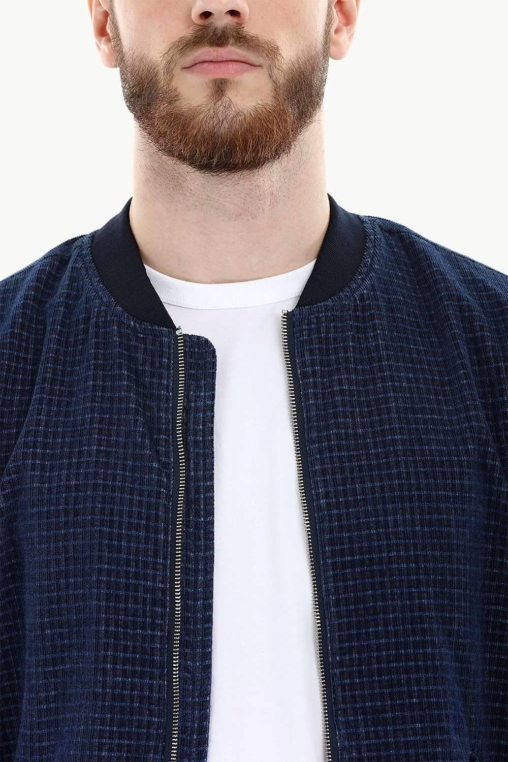 Corduroy Navy Bomber Jacket