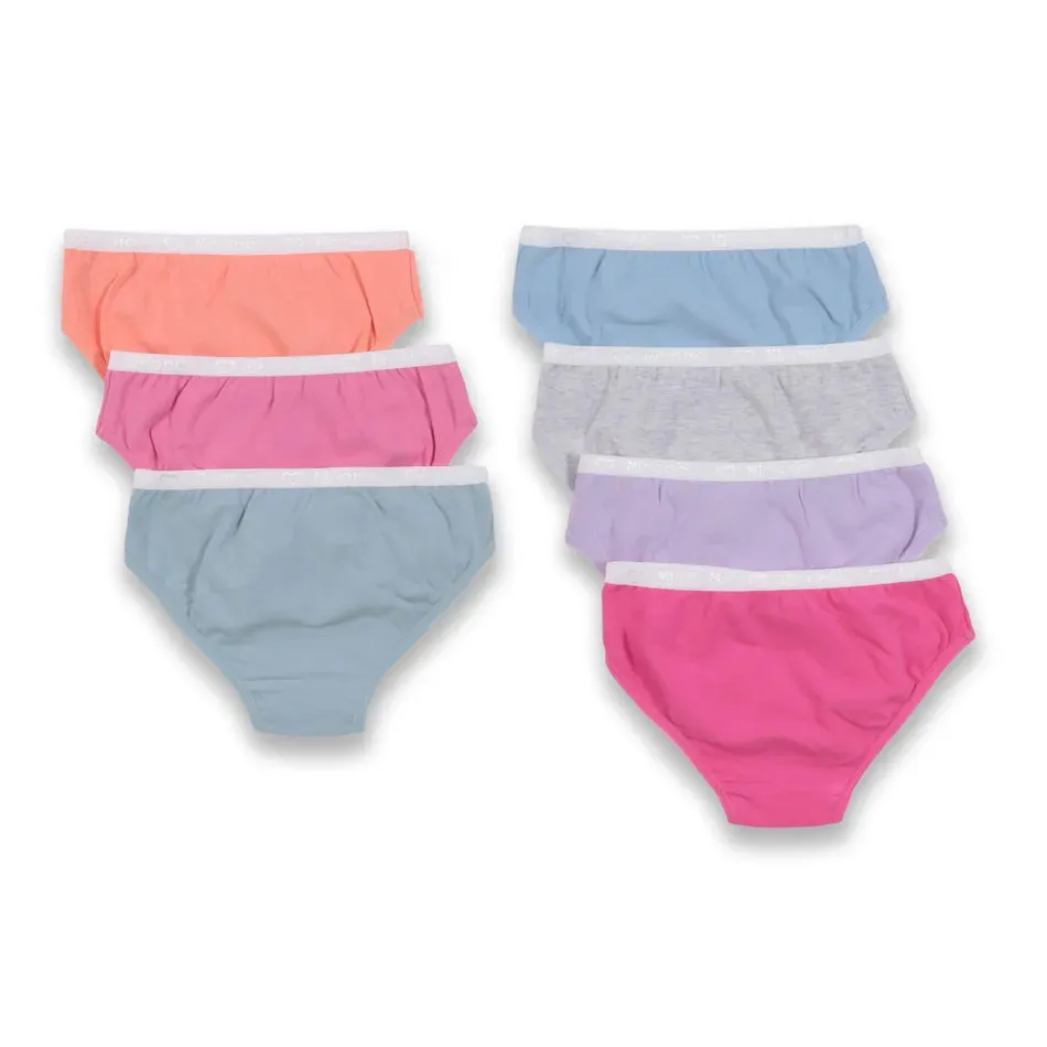 Culottes, paquet de 7 Filles Multicolor  f23sv10