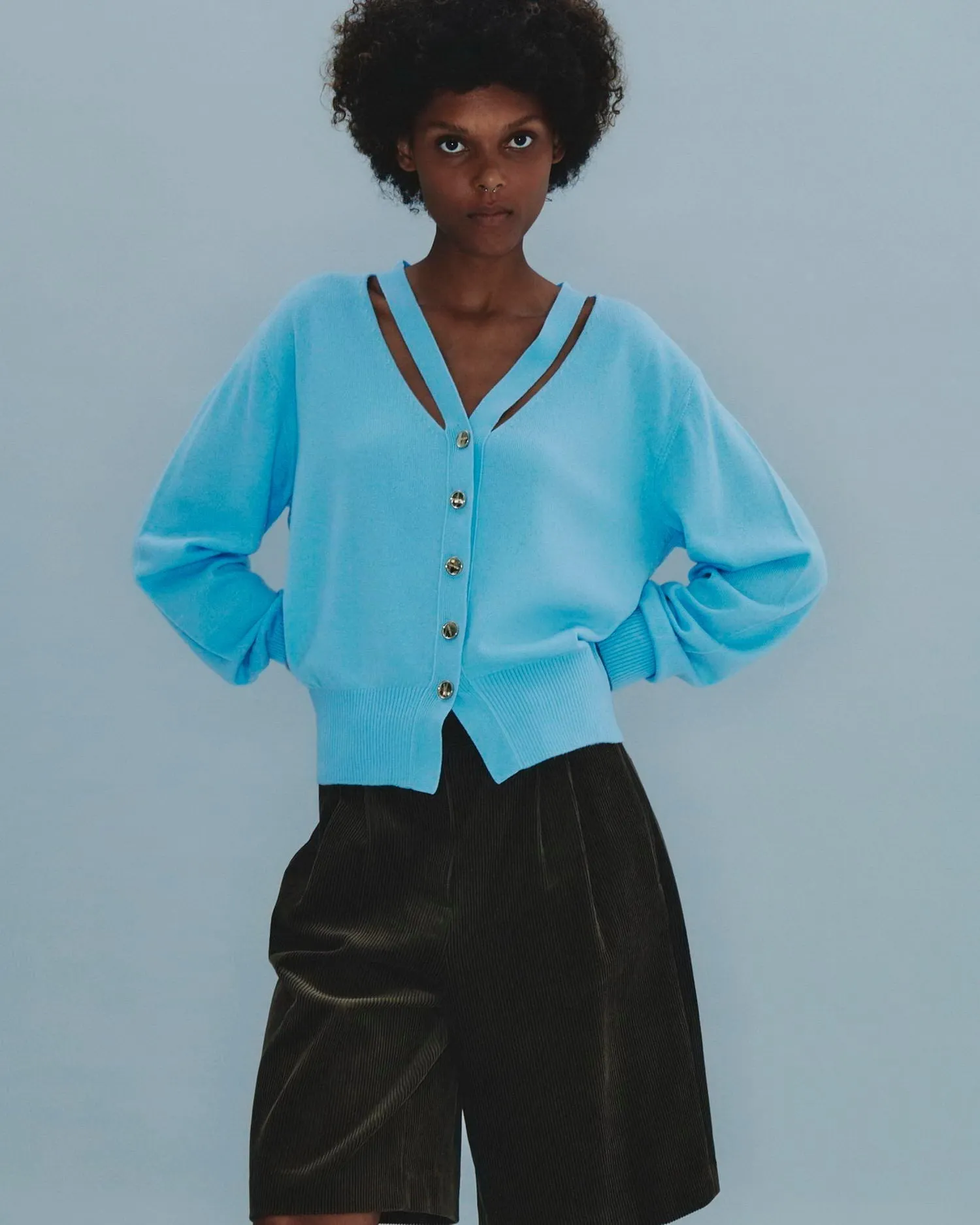 Cut-out Cardigan