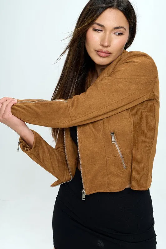 Deora Faux Suede Jacket