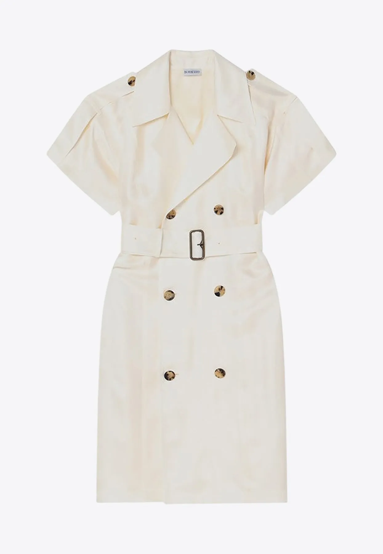 Double-Breasted Mini Trench Dress