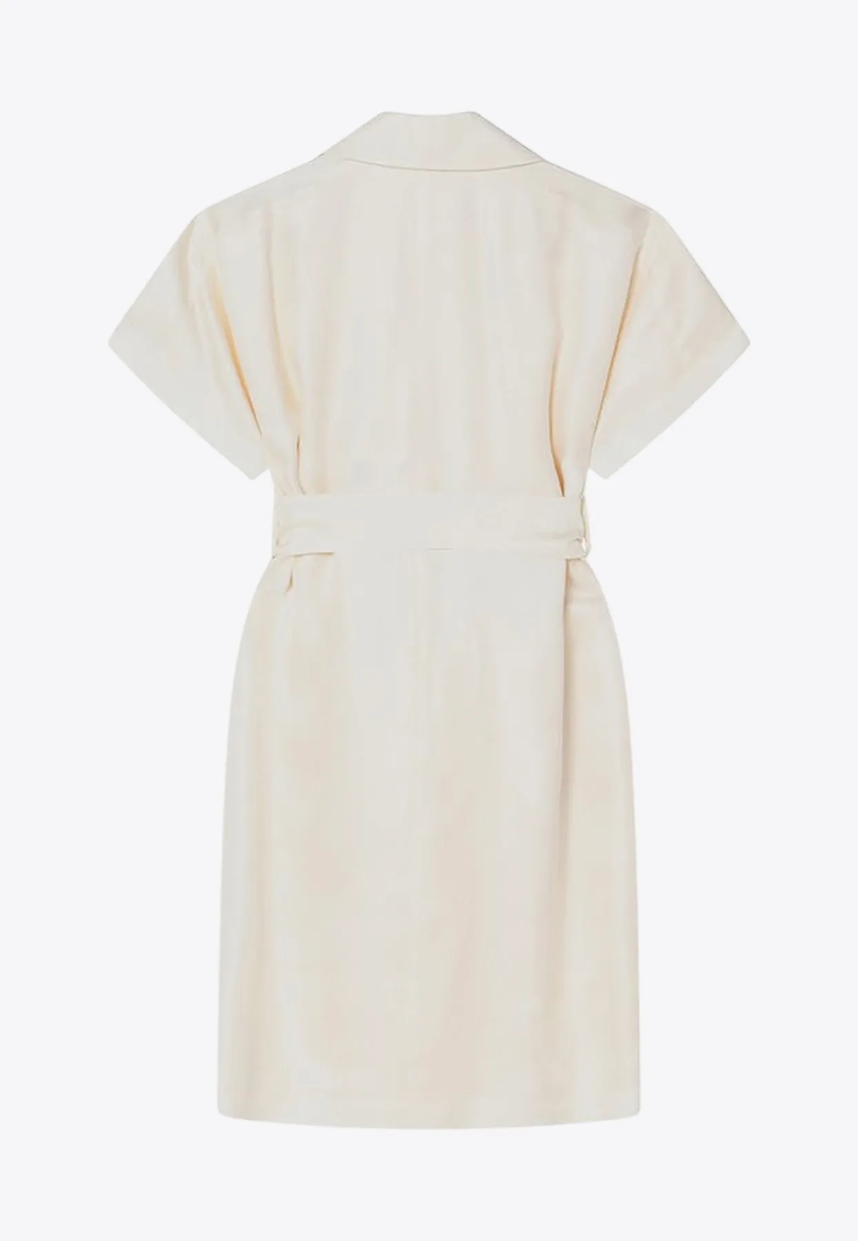 Double-Breasted Mini Trench Dress