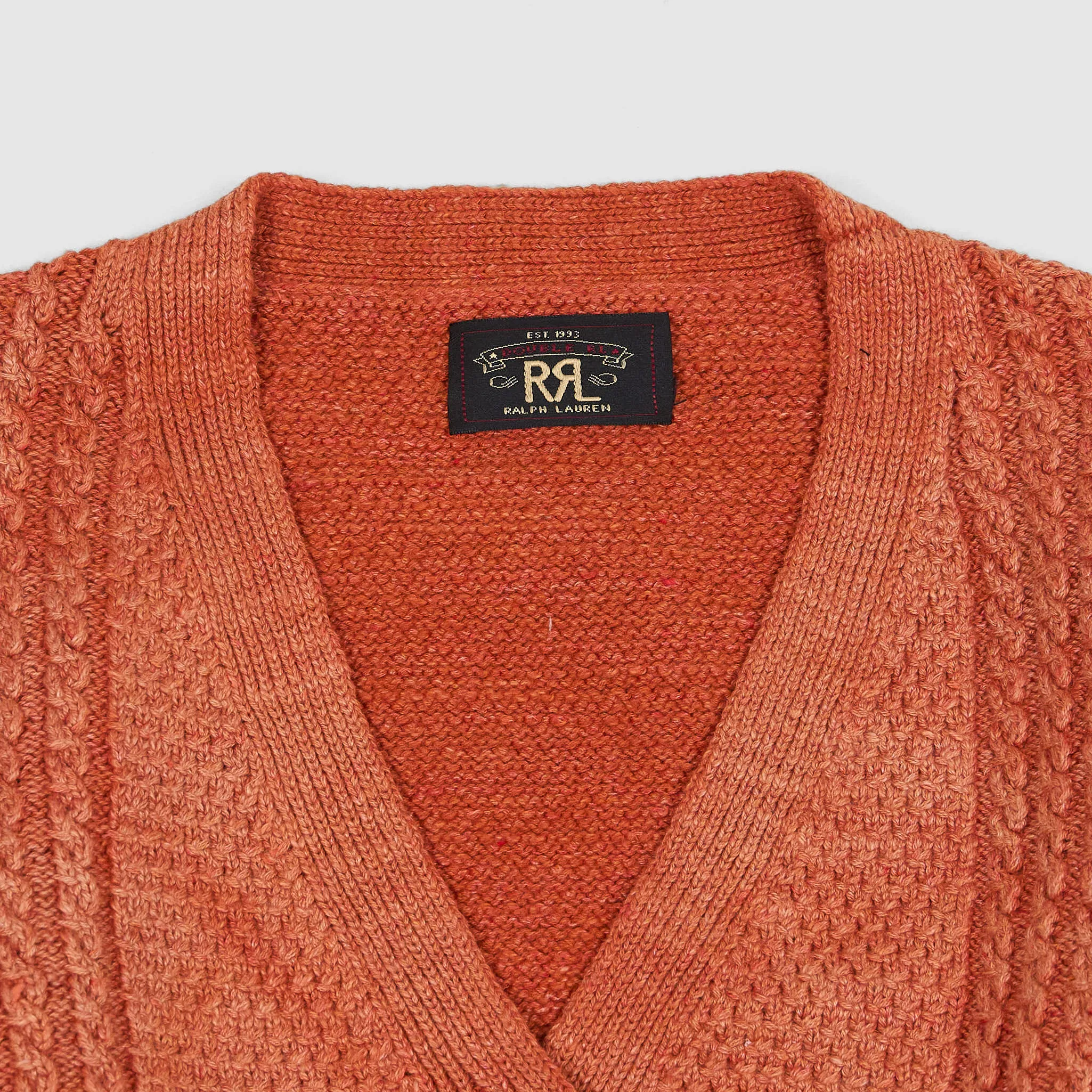 Double RL Ladies Cable Knitted Long Cardigan With Pockets