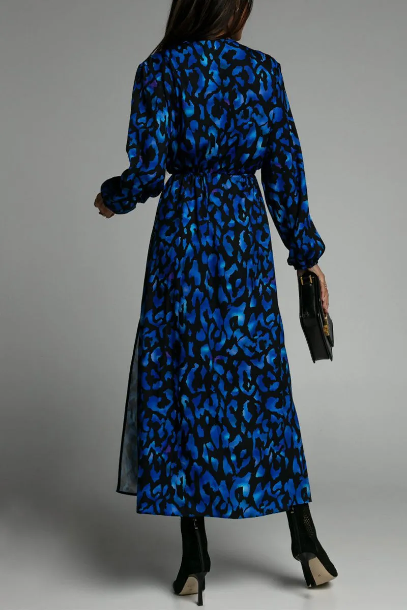 Elegant College Print Printing V Neck A Line Dresses(3 Colors)