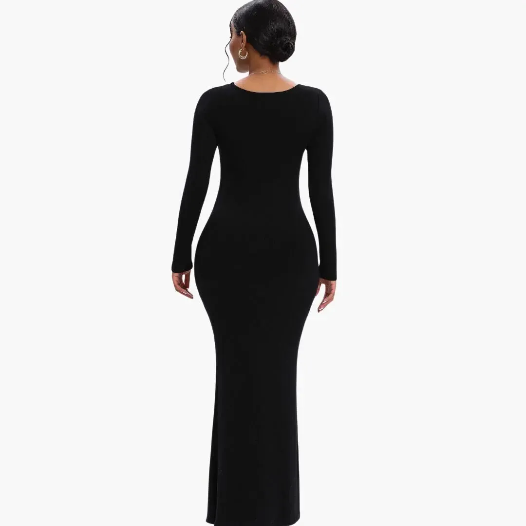 Elmira - Elegant Long Sleeve Woman's Dress