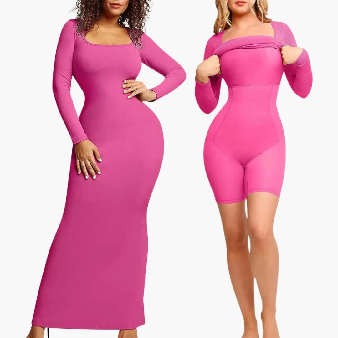 Elmira - Elegant Long Sleeve Woman's Dress