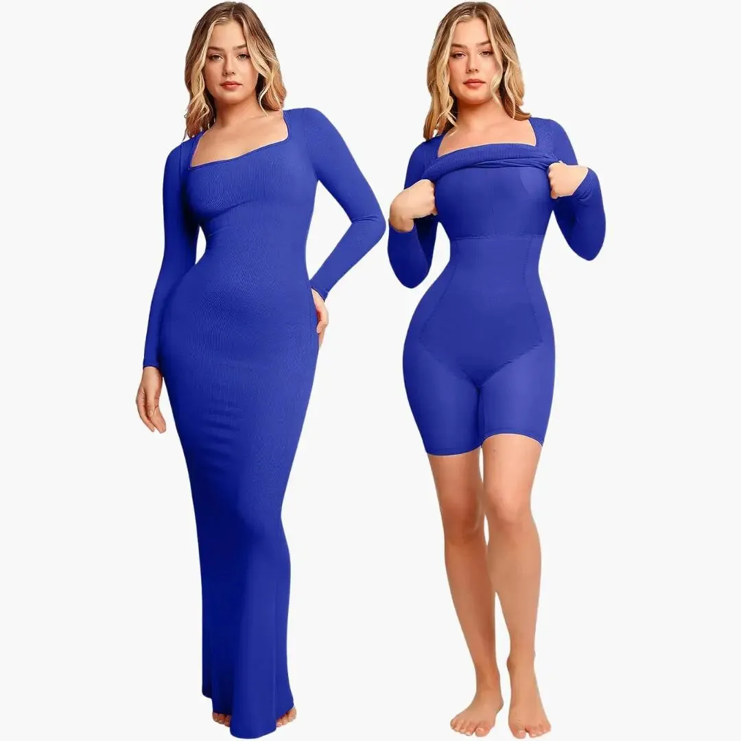 Elmira - Elegant Long Sleeve Woman's Dress