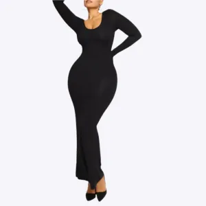Elmira - Elegant Long Sleeve Woman's Dress