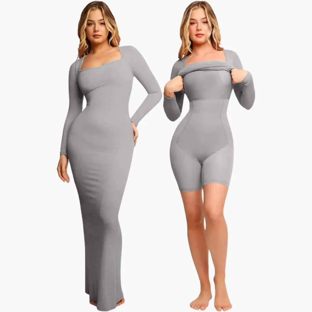 Elmira - Elegant Long Sleeve Woman's Dress
