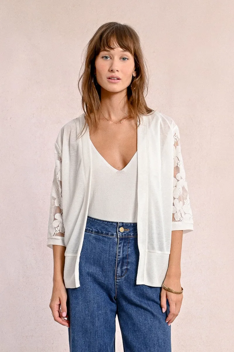 EMBROIDERED CARDIGAN
