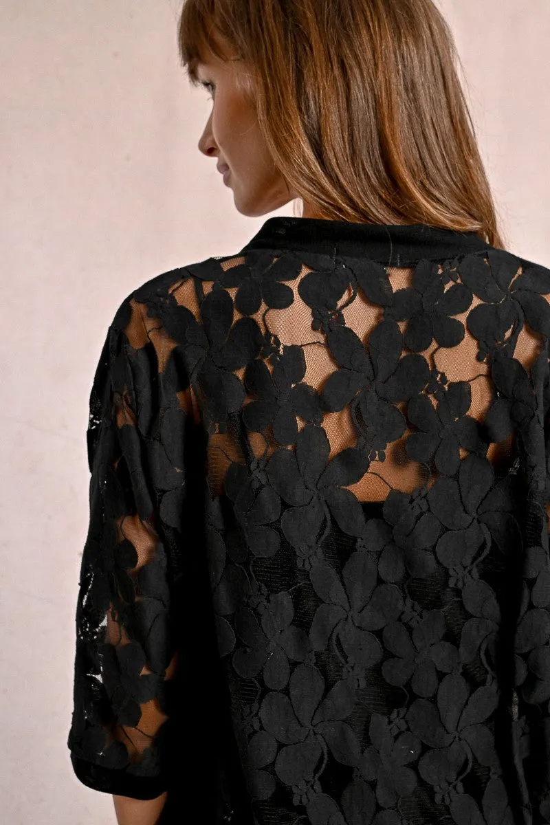 EMBROIDERED CARDIGAN